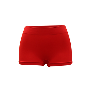 Deevaz Combo of 2 Mid Rise Full Coverage Seamless Boy Shorts In White & Red colour.