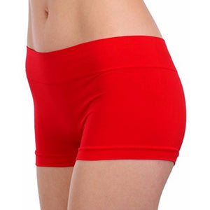 Deevaz Mid Rise Full Coverage Seamless Boy shorts - Red Colour