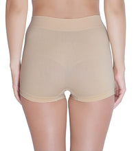 Load image into Gallery viewer, Deevaz Mid Rise Full Coverage Seamless Boy shorts in white