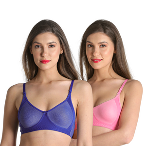 Deevaz Denim Inspired Cotton Bra- Combo of 3