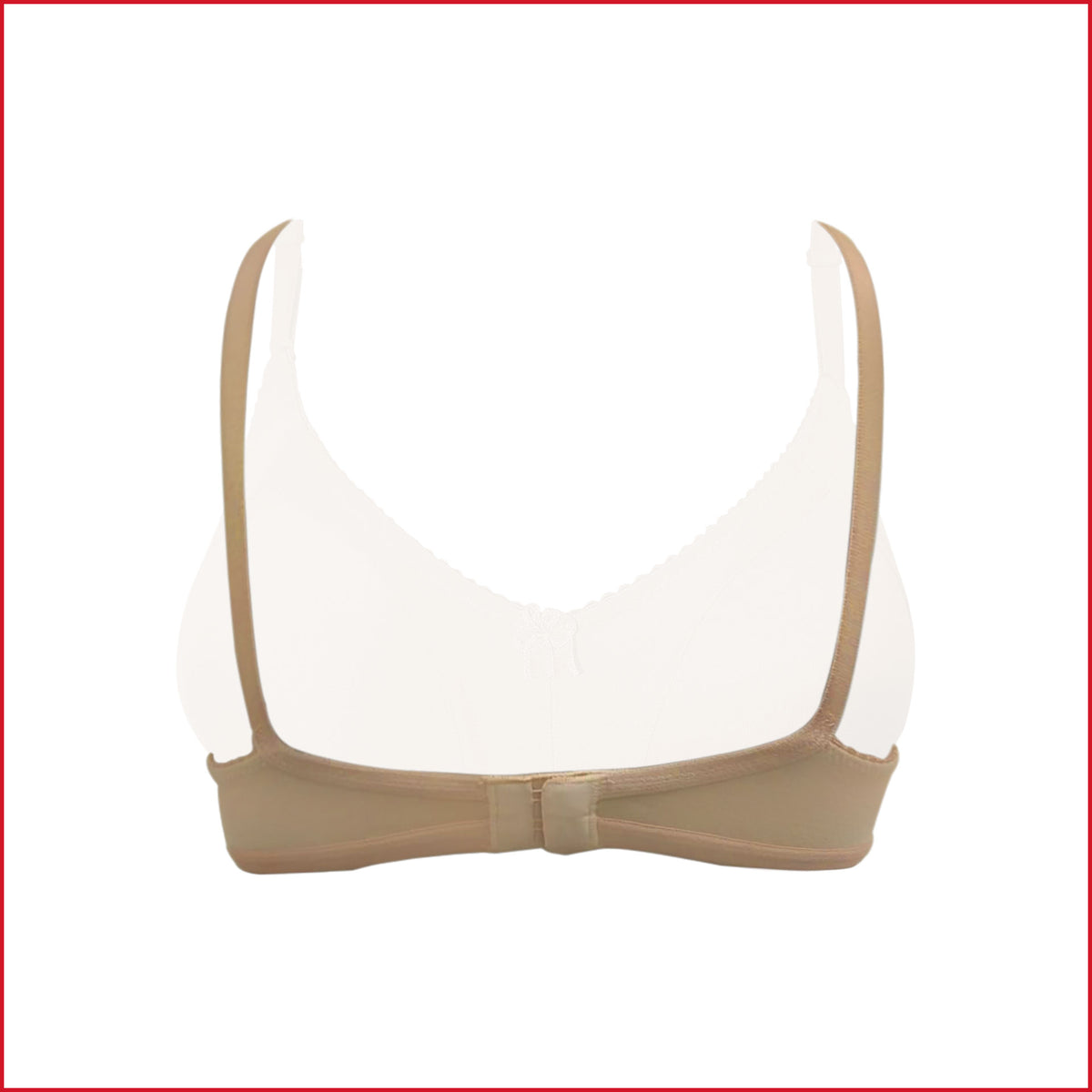 Deevaz Spacer Cup Non-Padded Non-Wired Full Coverage Bra in Nude Colour - Cotton Rich