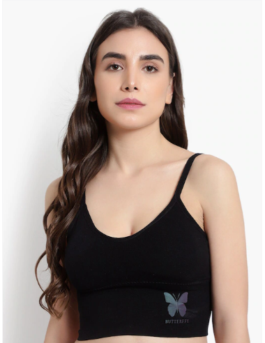Padded non wired sports bra shop