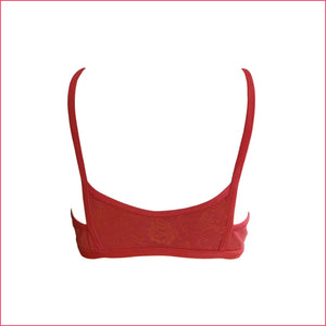 Deevaz Front open Cotton T-Shirt Bra Carrot Pink Colour