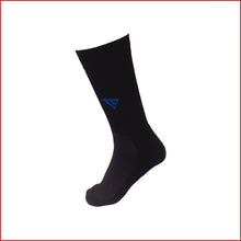 Load image into Gallery viewer, Deevaz Bamboo Thread Men&#39;s Formal Solid Black Mid Length Socks Pack of 2.