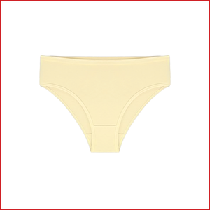 Deevaz Cotton Mid Waist Solid Hipster Panty Combo of 2- Hot pink, Cream Colour.