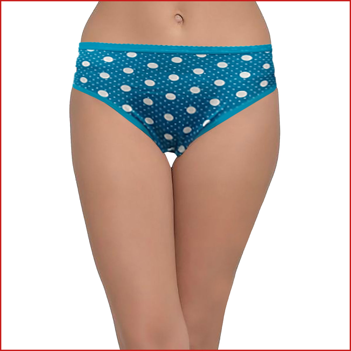 Deevaz Cotton Rich Mid Waist Printed Hipster Panty Combo of 3 in Pink, Blue & Purple Colour.