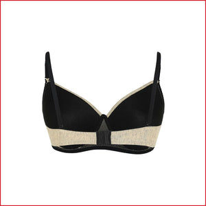 Deevaz Padded Non-Wired Full Coverage Push Up Bra in Skin Colour