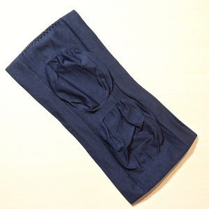 Deevaz Spandex Non Padded Tube Bra In Navy Blue Colour.