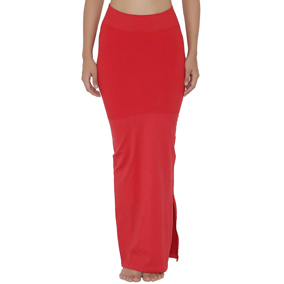 Deevaz Lycra Saree Shapewear (Side Slits) For Perfect Red Saree Shaper.