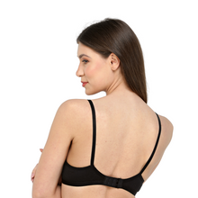 Load image into Gallery viewer, Deevaz Combo of 2 Soft Spacer Cup Full Coverage Bra in Nude &amp; Black Colour.