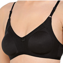 Load image into Gallery viewer, Deevaz Combo of 2 Soft Spacer Cup Full Coverage Bra in Nude &amp; Black Colour.