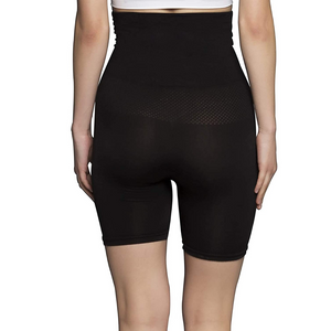 Deevaz Black Colour High Waisted Tummy Tucker With Medium Compression.