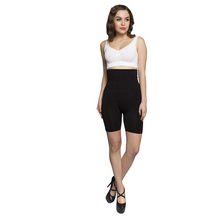 Load image into Gallery viewer, Deevaz Black Colour High Waisted Tummy Tucker With Medium Compression.