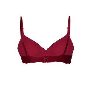 Deevaz Maroon Seamless Lightly Padded Non-Wired Bra.